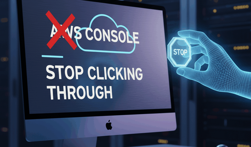 Stop Clicking Through the AWS Console