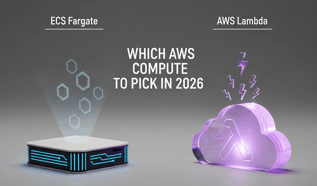 Professional photograph related to: ECS Fargate vs Lambda — Which AWS Compute to Pick in 2026. High 