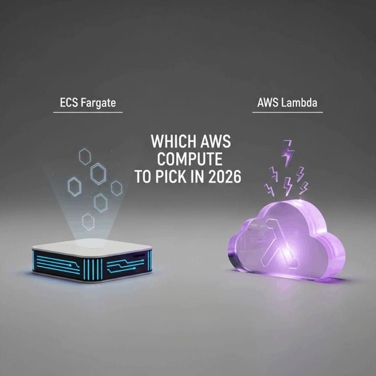 Professional photograph related to: ECS Fargate vs Lambda — Which AWS Compute to Pick in 2026. High